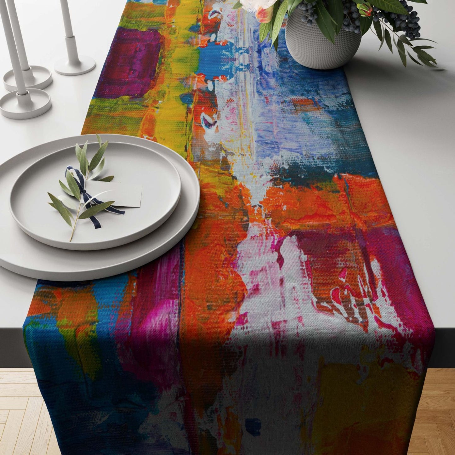 Picasso's Vision Table Runner Trendy Home