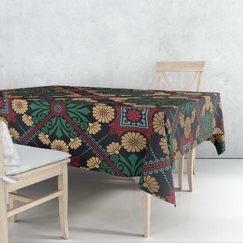 Rujhan Rugged Green Tablecloth trendy home