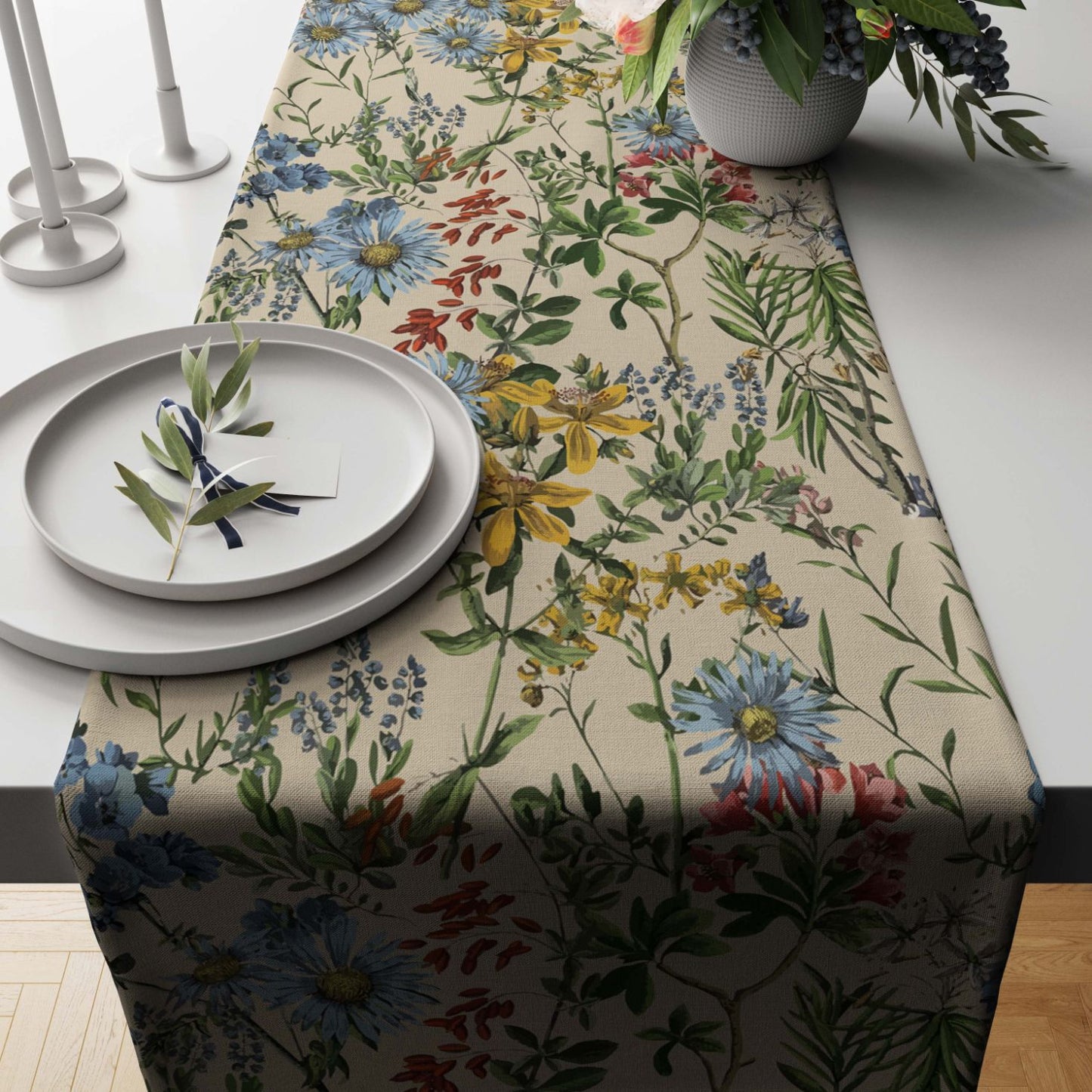 Floral Clash Table Runner Trendy Home