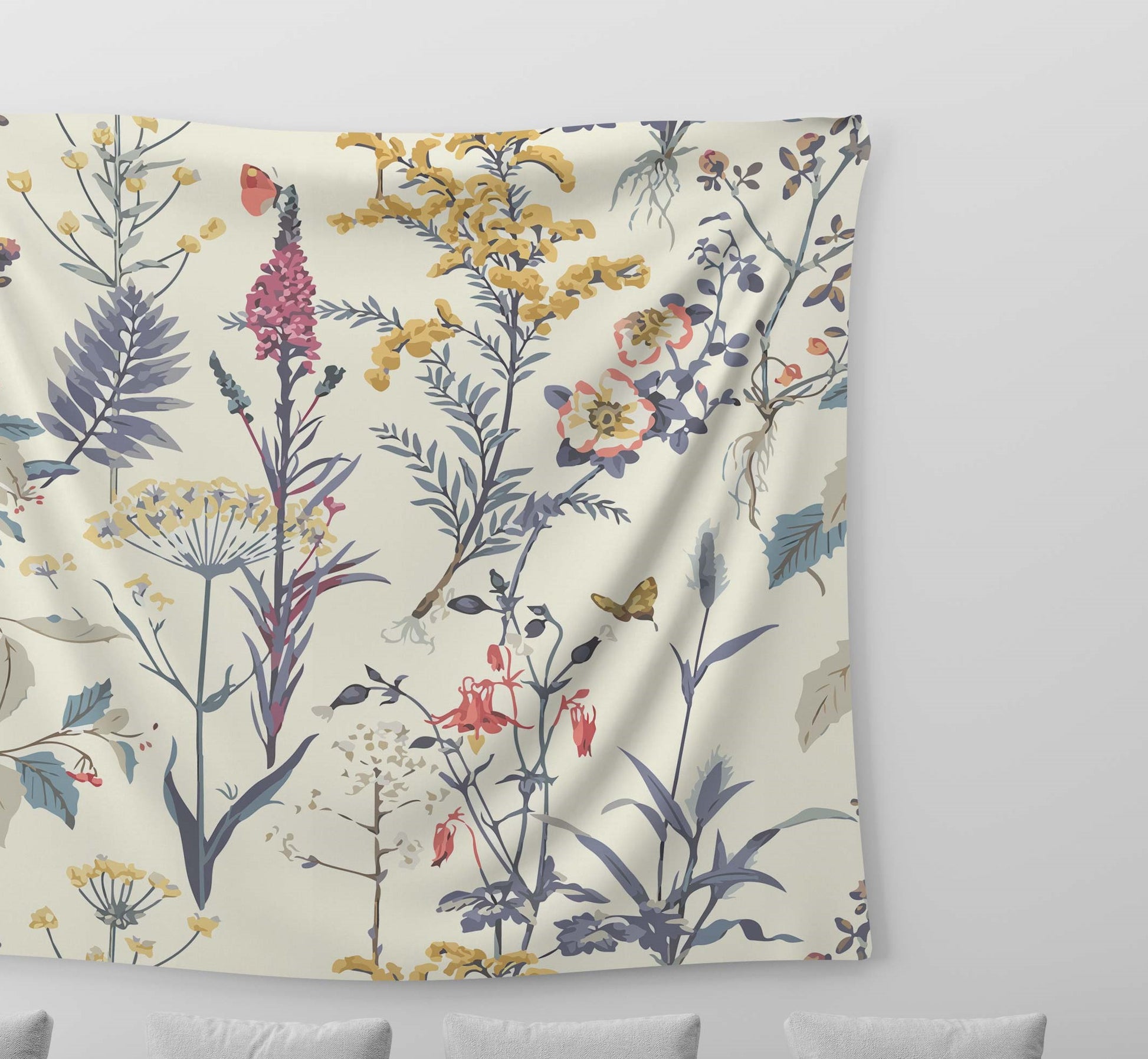 Floral Jersey Tapestry trendyhome-pk