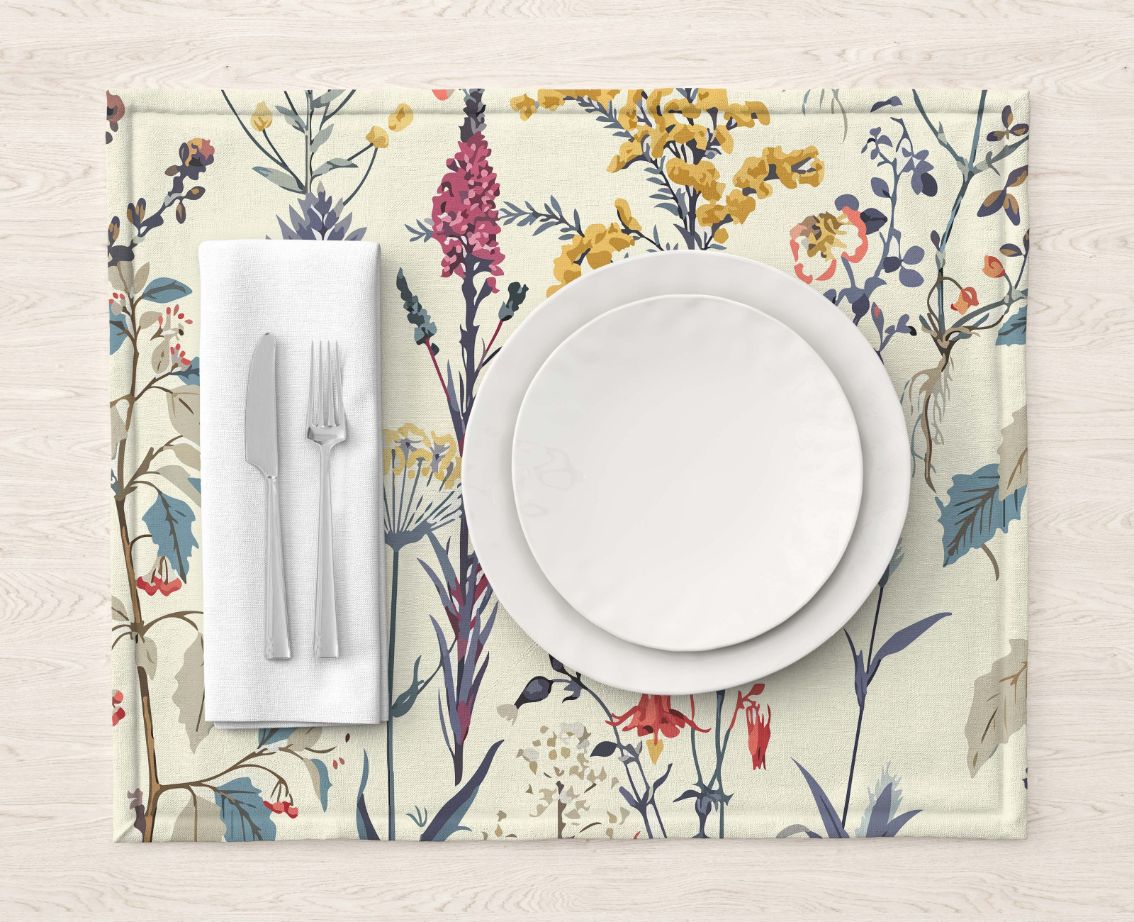 Floral Jersey Table Mat trendy home