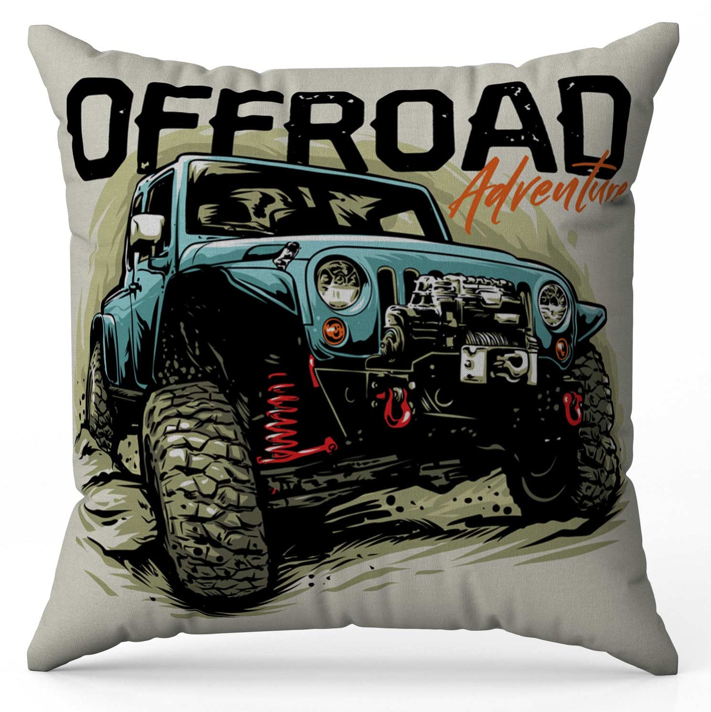 Off Road Adventure Cushion Cover trendy home