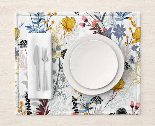 White Veronica Table Mat trendy home