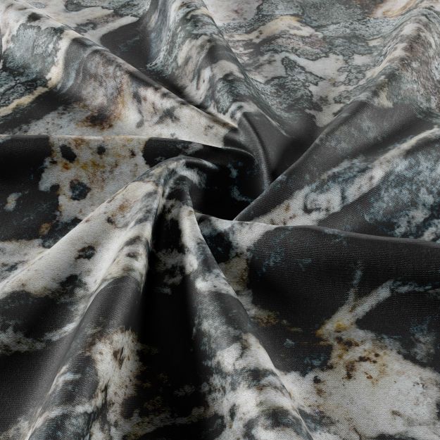Black Chromite Marble-Stone Tablecloth trendy home