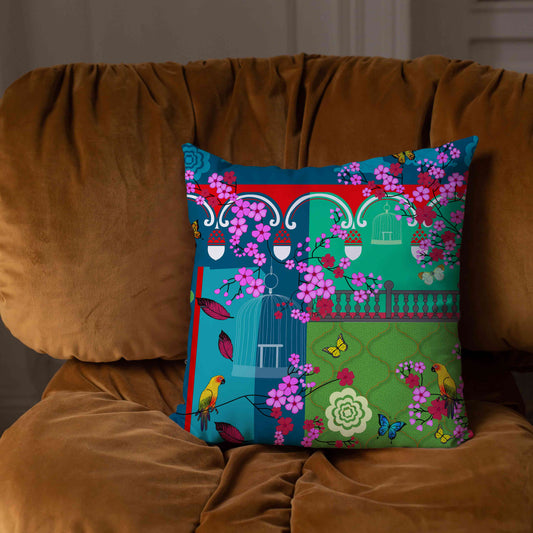 Floral Garden Cushion Cover trendyhome-pk