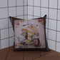 Retro Scooter Cushion Cover Trendy Home