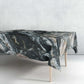 Black Chromite Marble-Stone Tablecloth trendy home