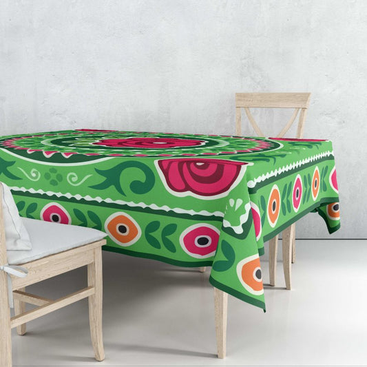 Rujhan Green Rose Tablecloth Trendy Home