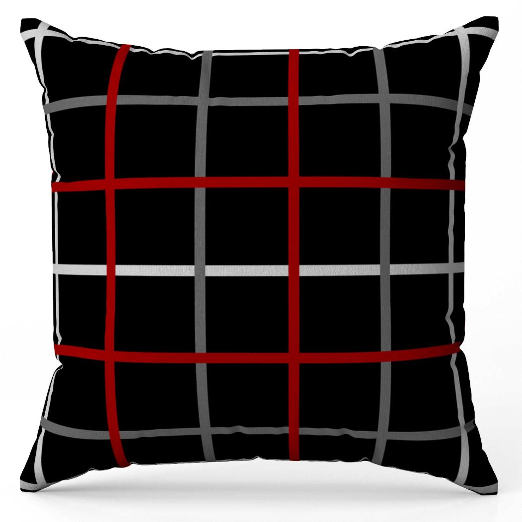 Indiana Red Cushion Cover trendyhome-pk