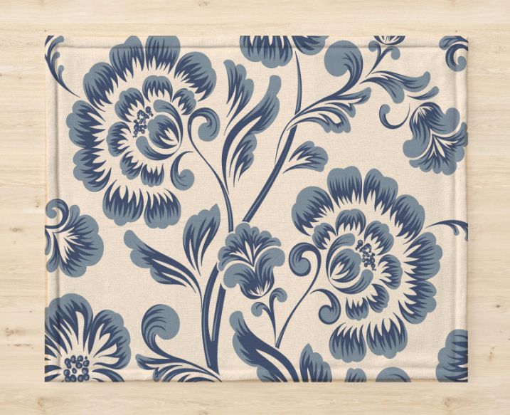 Blue Victoria Table Mat trendy home