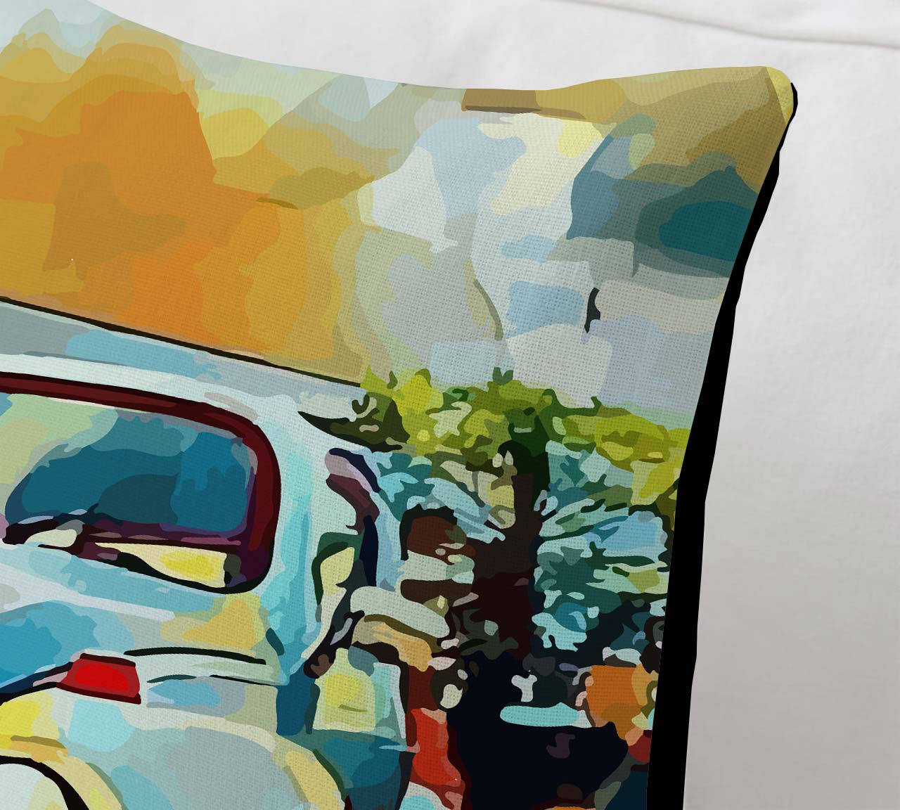 Volkswagen Art Cushion Cover Trendy Home