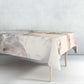 Gray Quartz Marble-Stone Tablecloth Trendy Home