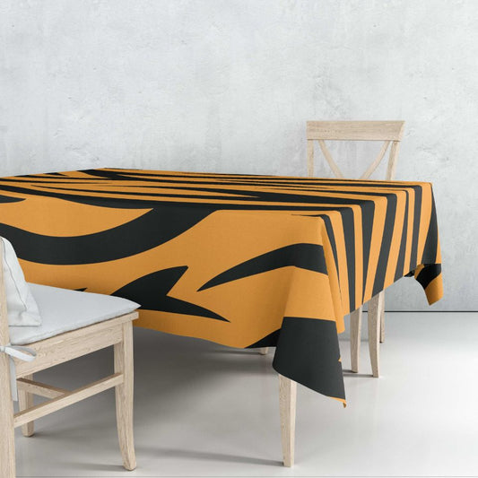Tiger Skin Tablecloth Trendy Home