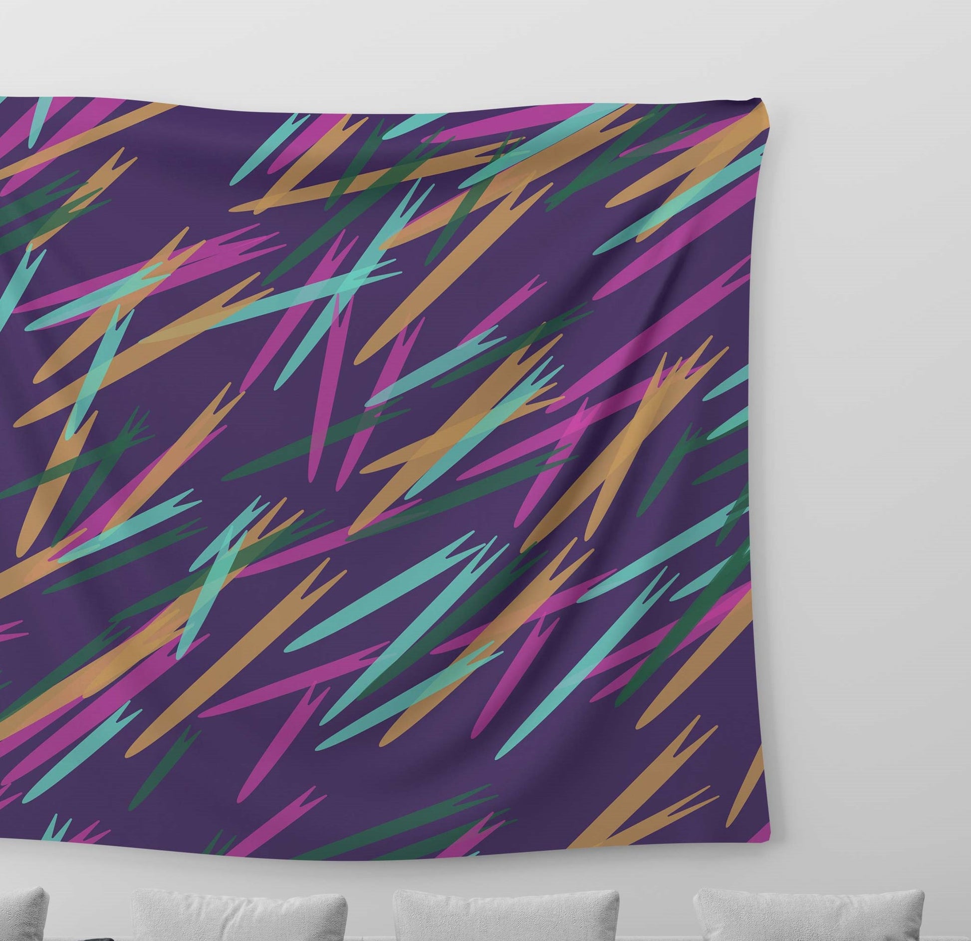 Violaceous Tapestry Trendy Home