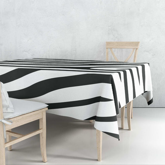 Zebra Skin Tablecloth Trendy Home