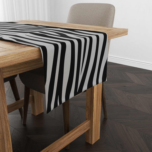 Zebra Skin Table Runner Trendy Home