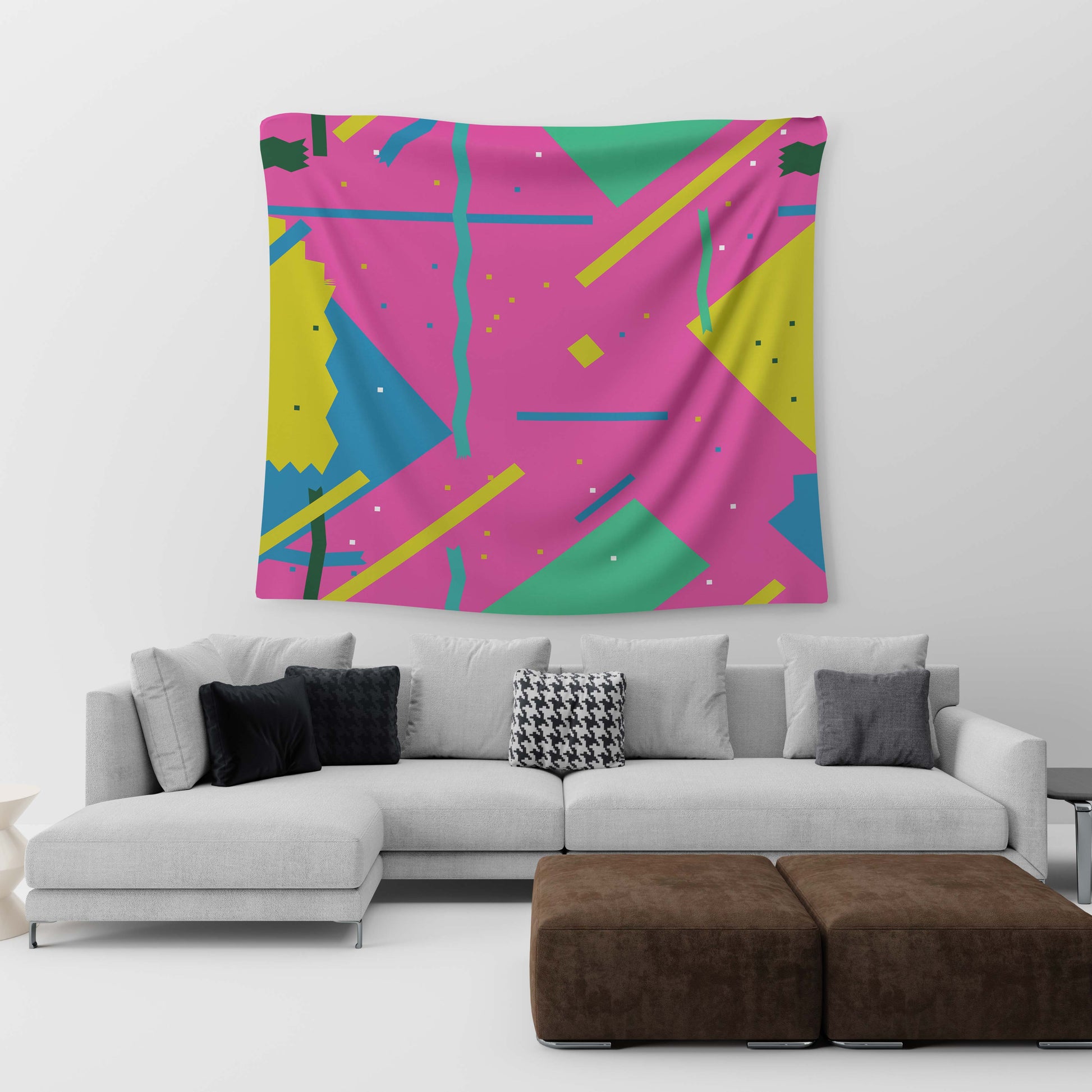 Fuchsia Square Tapestry trendyhome-pk