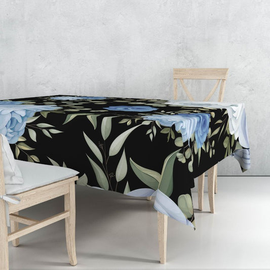 Black Victoria Tablecloth Trendy Home