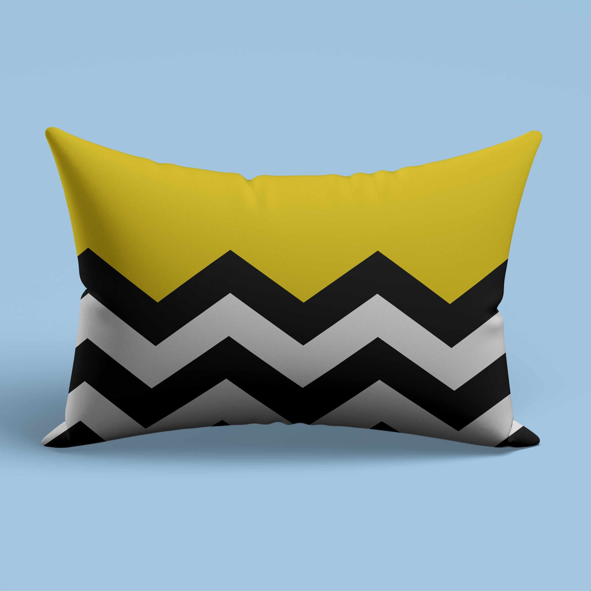 Lisbon Yellow Slim Cushion Cover Pattern trendy home