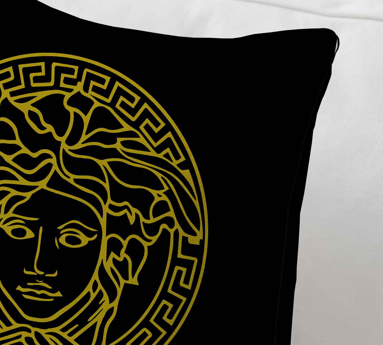 Black Versace Cushion Cover Trendy Home