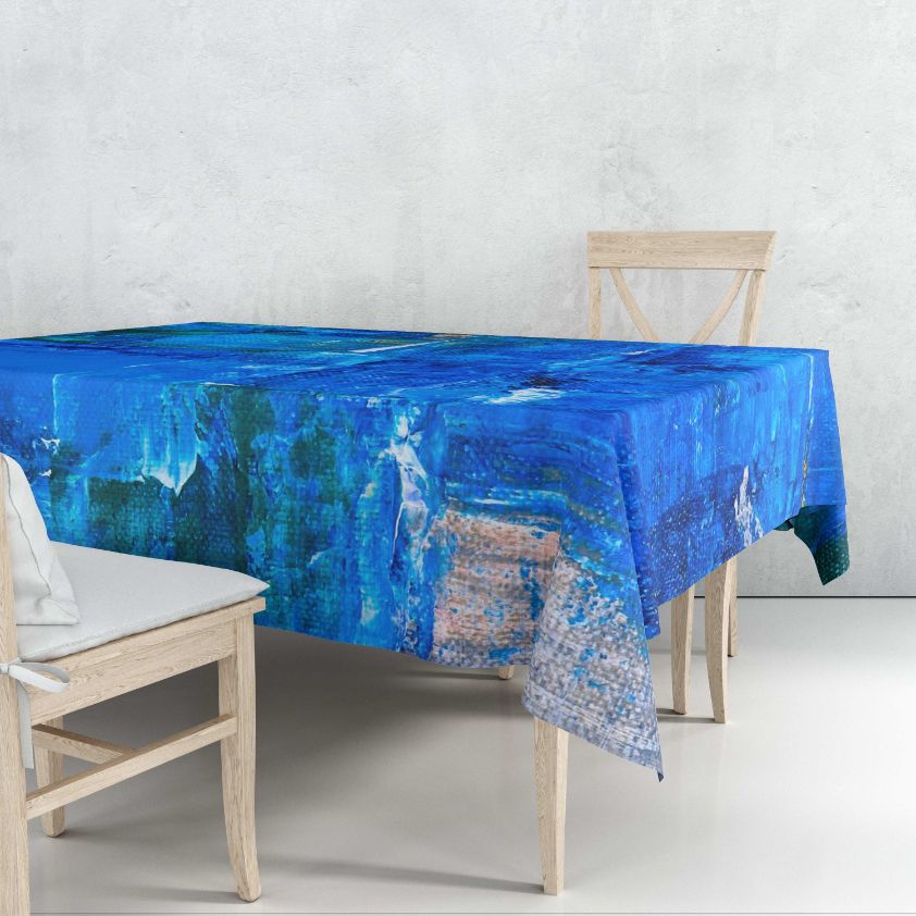 Ocean's Blues Tablecloth trendy home