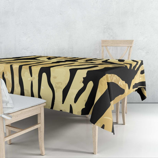 Aged Tiger Skin Tablecloth trendy home