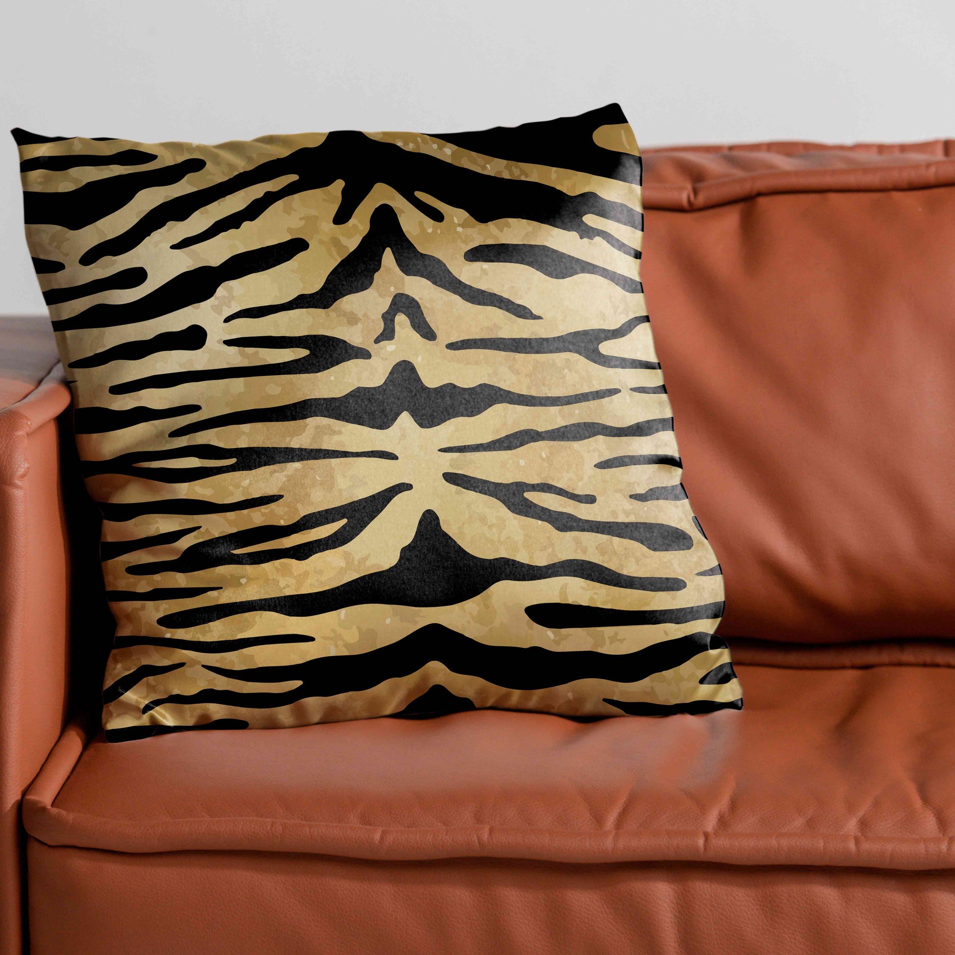 Aged Tiger Skin Cushion Cover trendyhome-pk