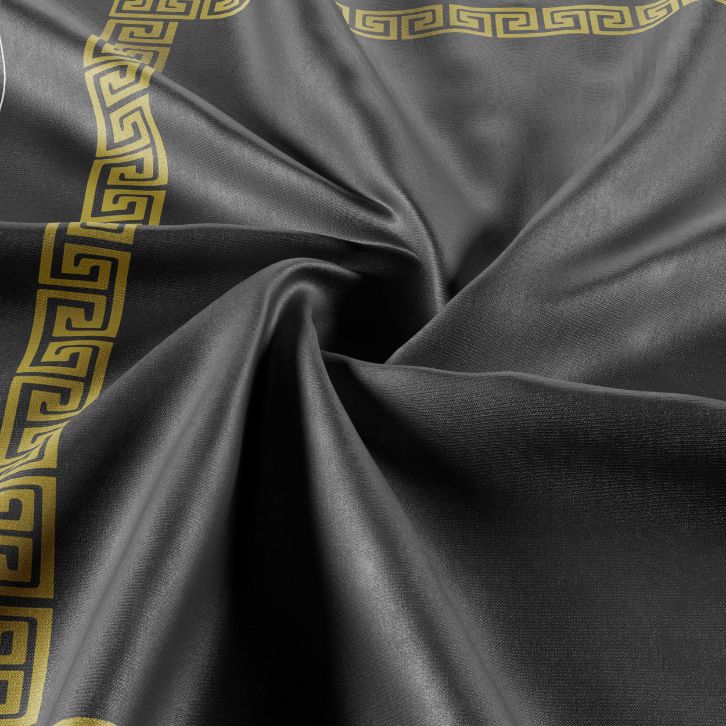 Black Versace Tablecloth Trendy Home