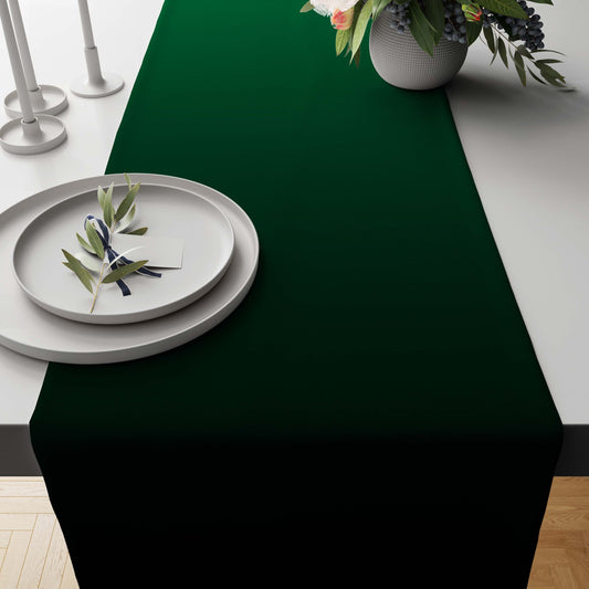 Bleeding Green Table Runner Trendy Home