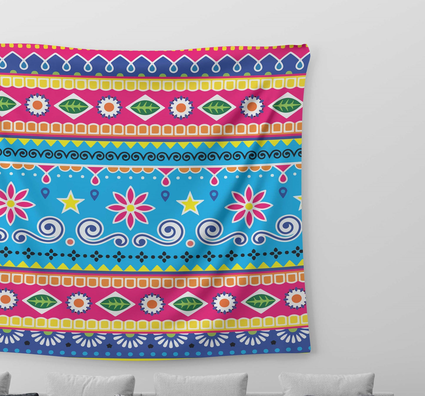 Rujhan Sea's Diadem Tapestry Trendy Home