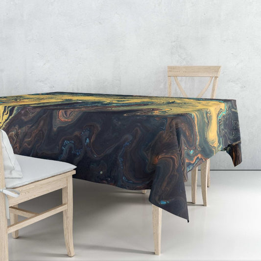 Labradorite Marble-Stone Tablecloth Trendy Home