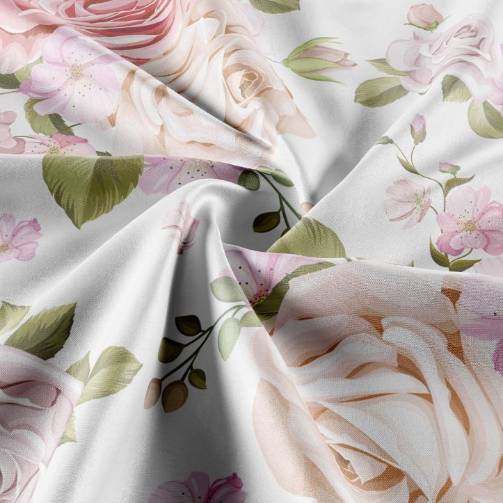 Pink Rose Table cloth Trendy Home