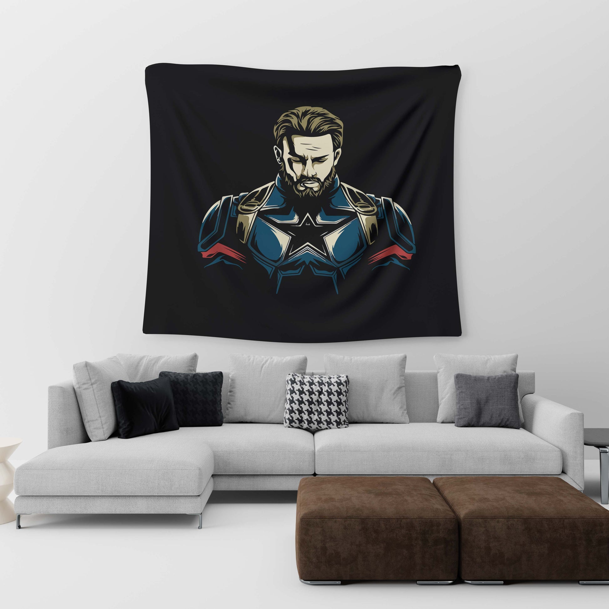 Captain Rogers Infinity War Tapestry trendy home