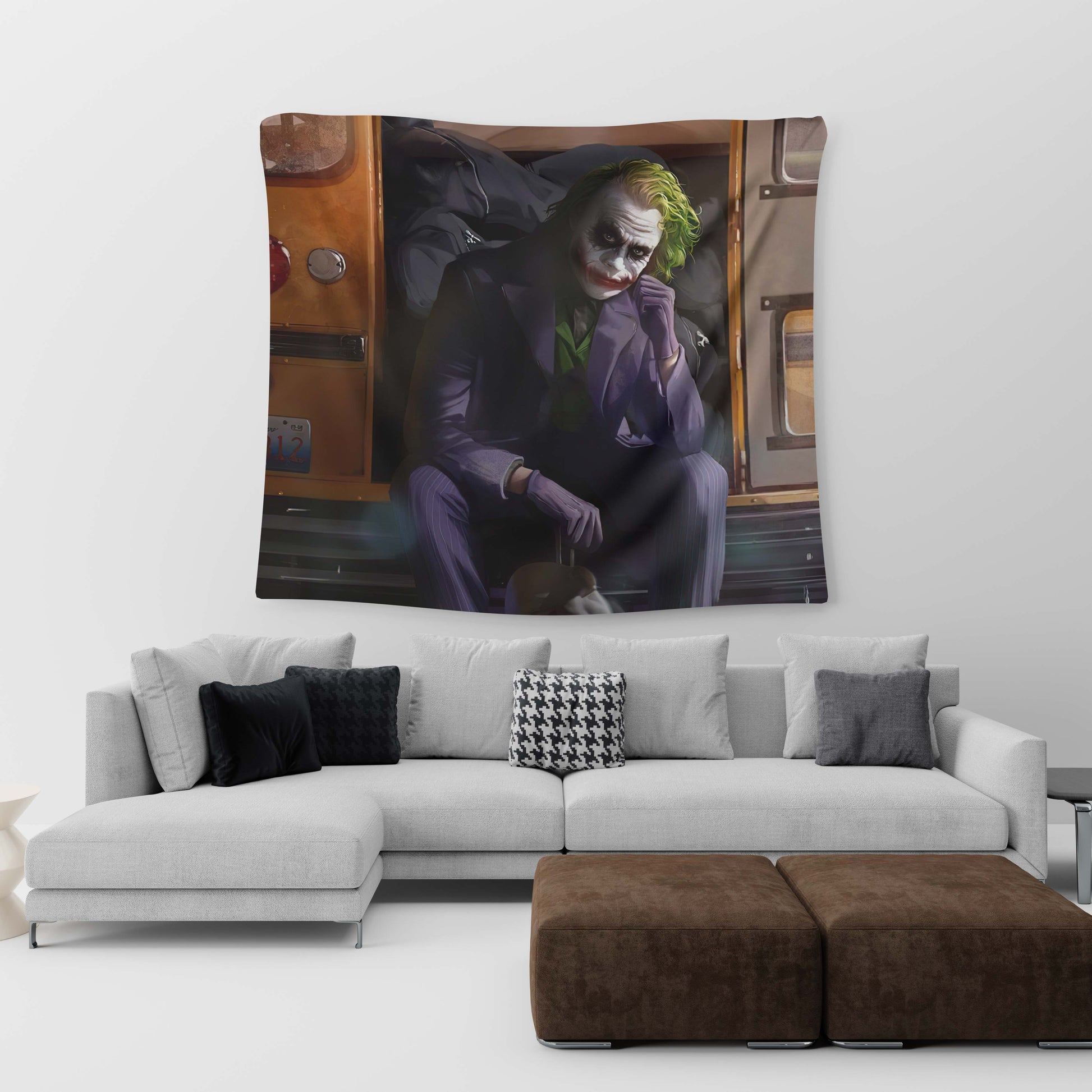 Heath Ledger's Joker Tapestry trendy home