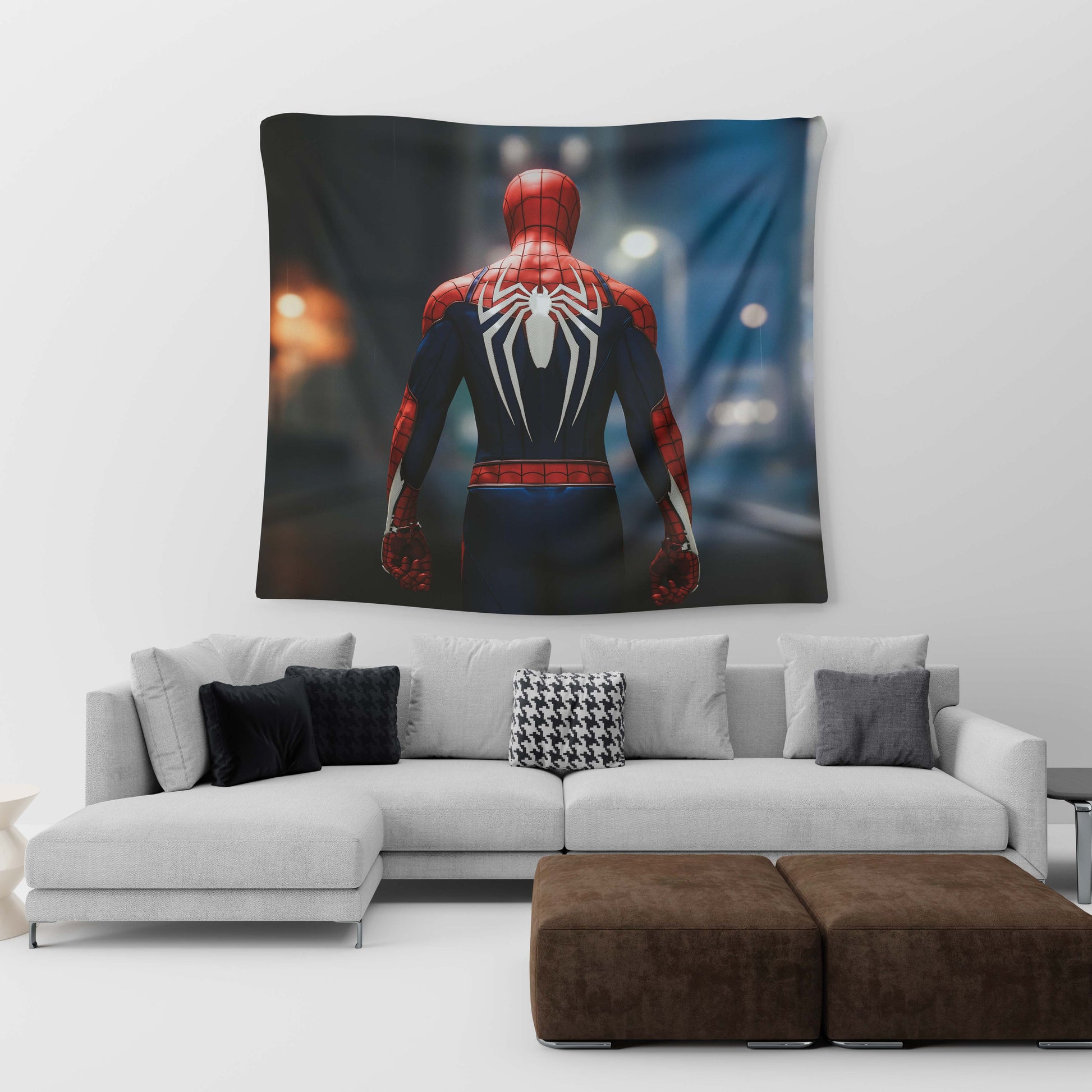 Spider-Man PS5 Tapestry Trendy Home