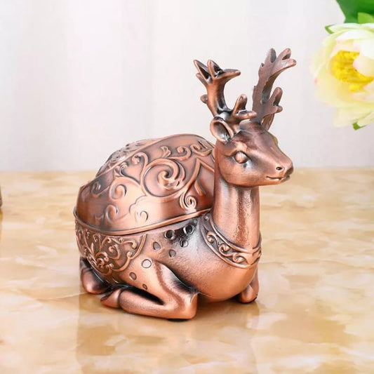 Red Copper Deer Ashtray trendy home