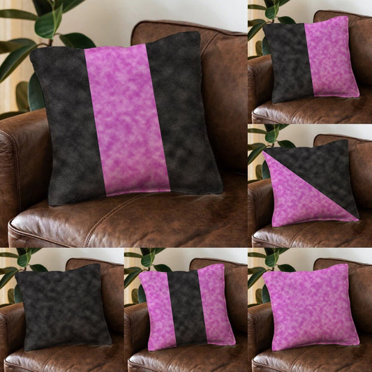 Pink x Gray Cushion Cover All of the 6 (Save Rs:300) trendy home