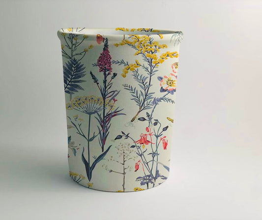 Floral Jersey Dustbin Trendy Home