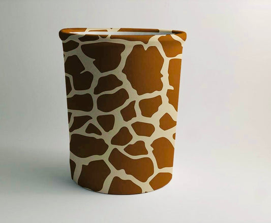 Giraffe Skin Dustbin Trendy Home