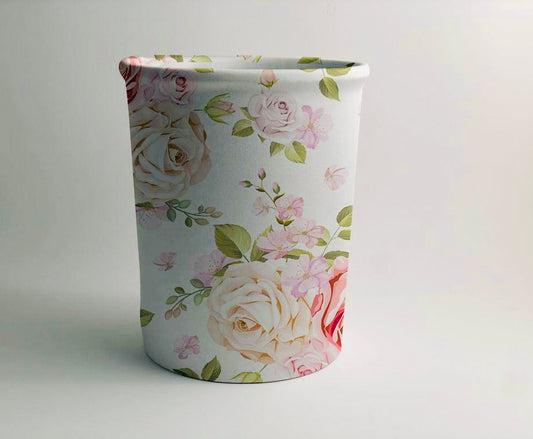 Pink Rose Dustbin Trendy Home